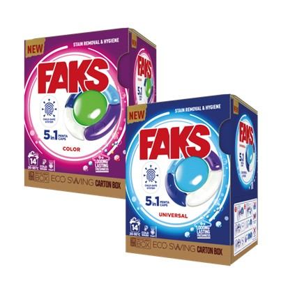 Faks gel kapsule white&color, color&lavanda 14 kom