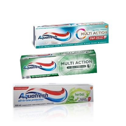 Pasta za zube Aquafresh Multiaction classic i extra fresh, Triple protection herbal 75 ml