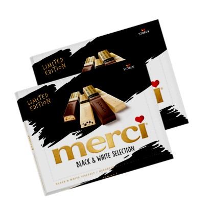 Bombonjera Merci Black&White 240 g