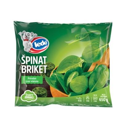 Špinat briketi 650 g Ledo