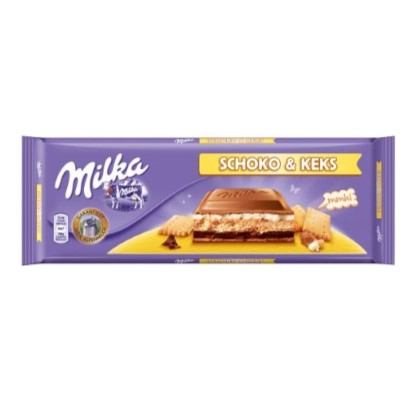 Čokolada Milka Choco & Biscuit 300 g