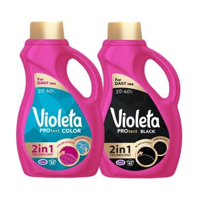 Deterdžent za rublje Violeta color i black 2,7 L 